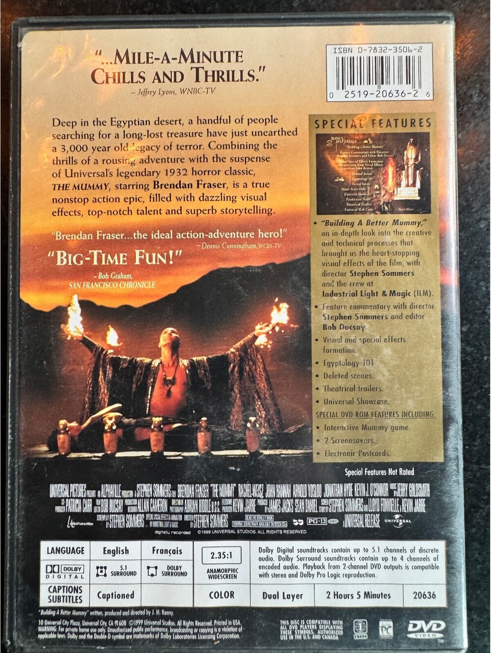 The Mummy (1999) Collector's Edition DVD
